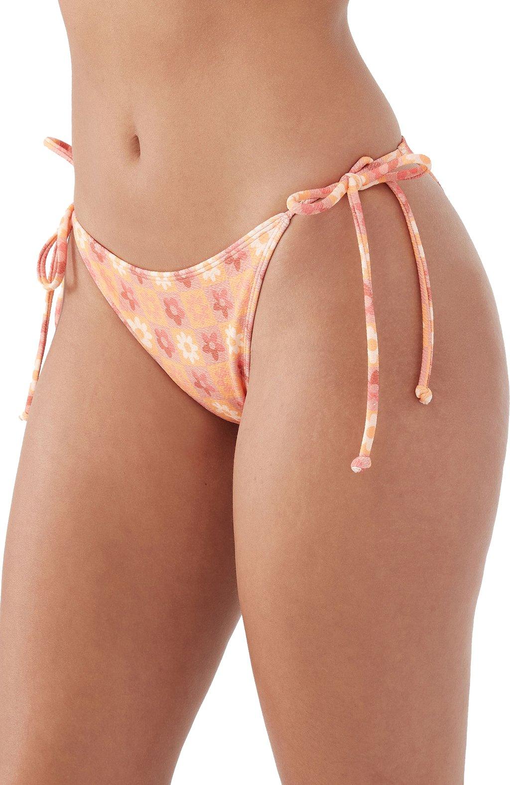 Product gallery image number 5 for product Miki Floral Maracas Tie Side Bikini Bottom - Women's