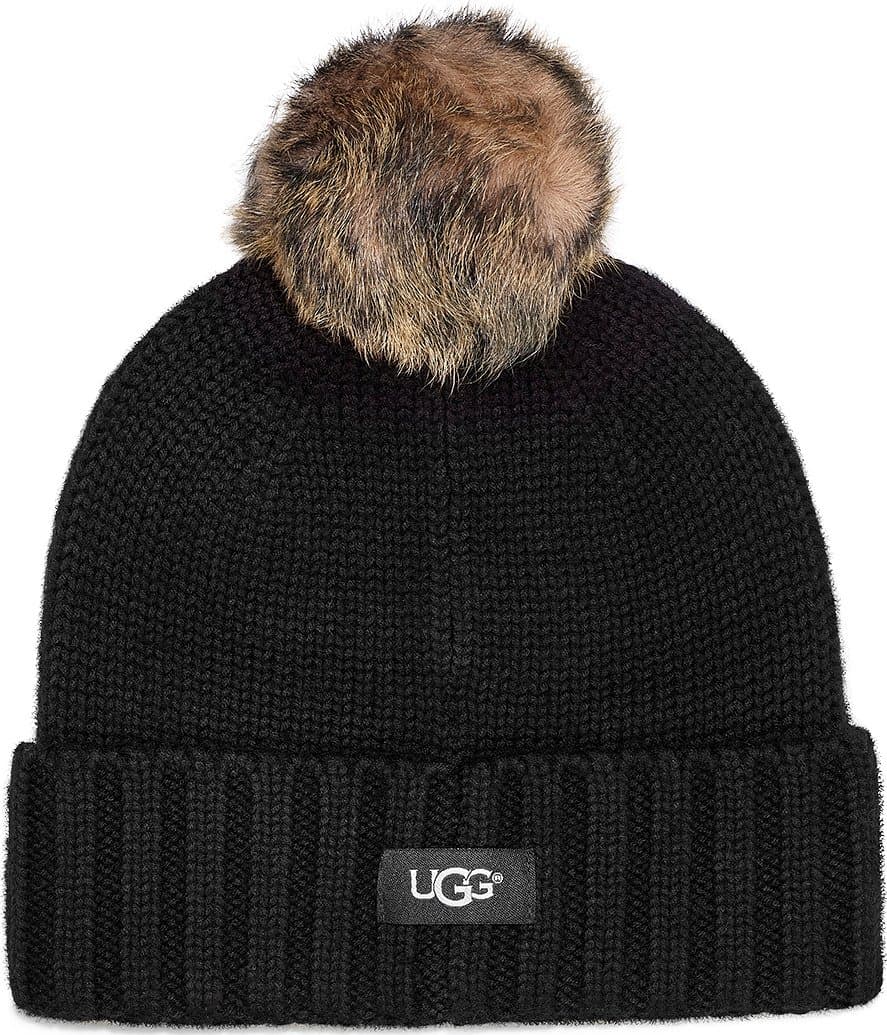 Product gallery image number 1 for product Knit Cuff Hat With Pom - Women's