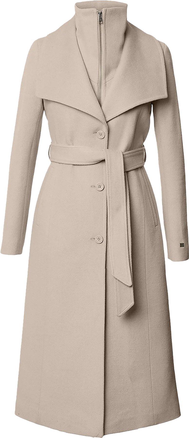 Product gallery image number 8 for product Ilana Slim-Fit Classic Wool Coat with Bib Collar - Women's