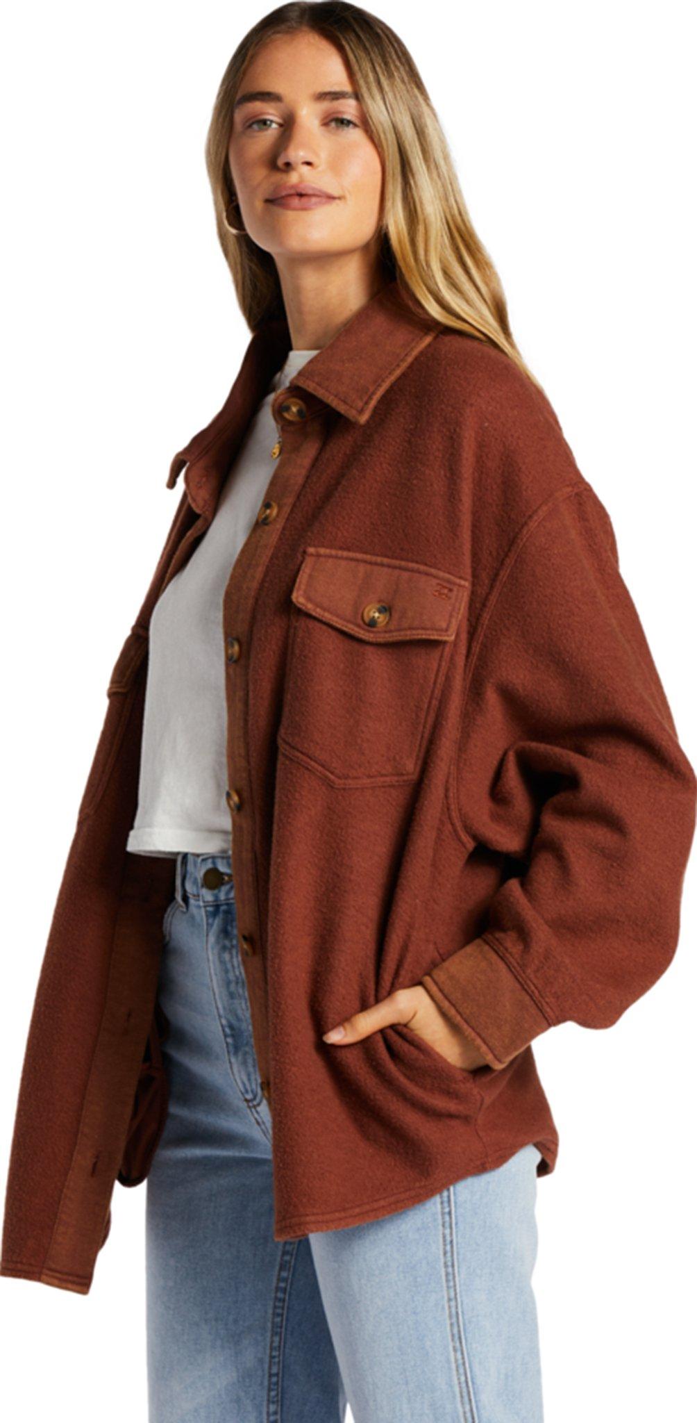 Product gallery image number 2 for product Anytime Shacket Oversized Button-Through Shacket - Women's