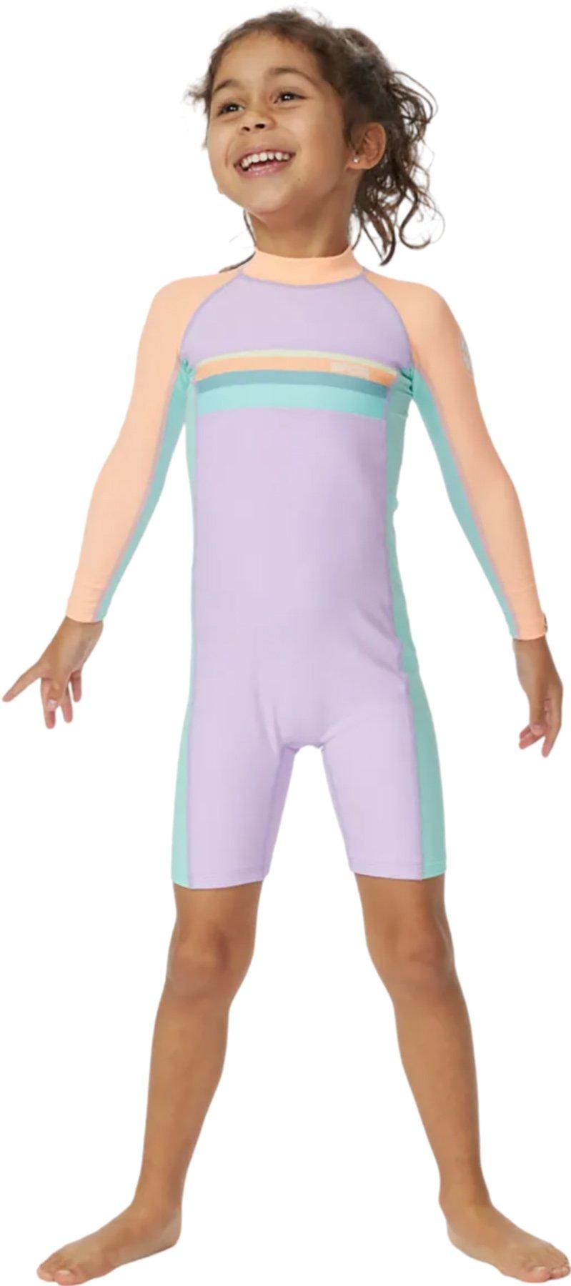 Product gallery image number 1 for product Crystal Cove Long Sleeve Surf Suit- Girls