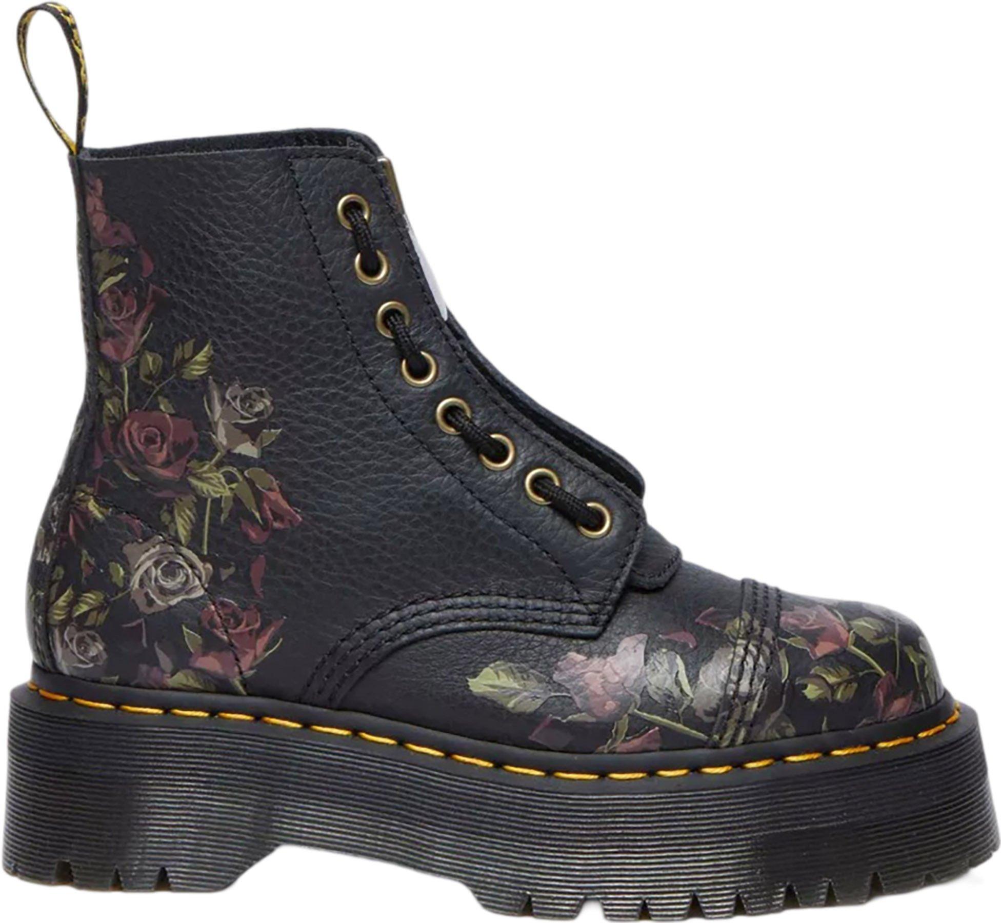 Image de produit pour Bottes en cuir nappa Sinclair Decayed Roses Tumbled - Femme