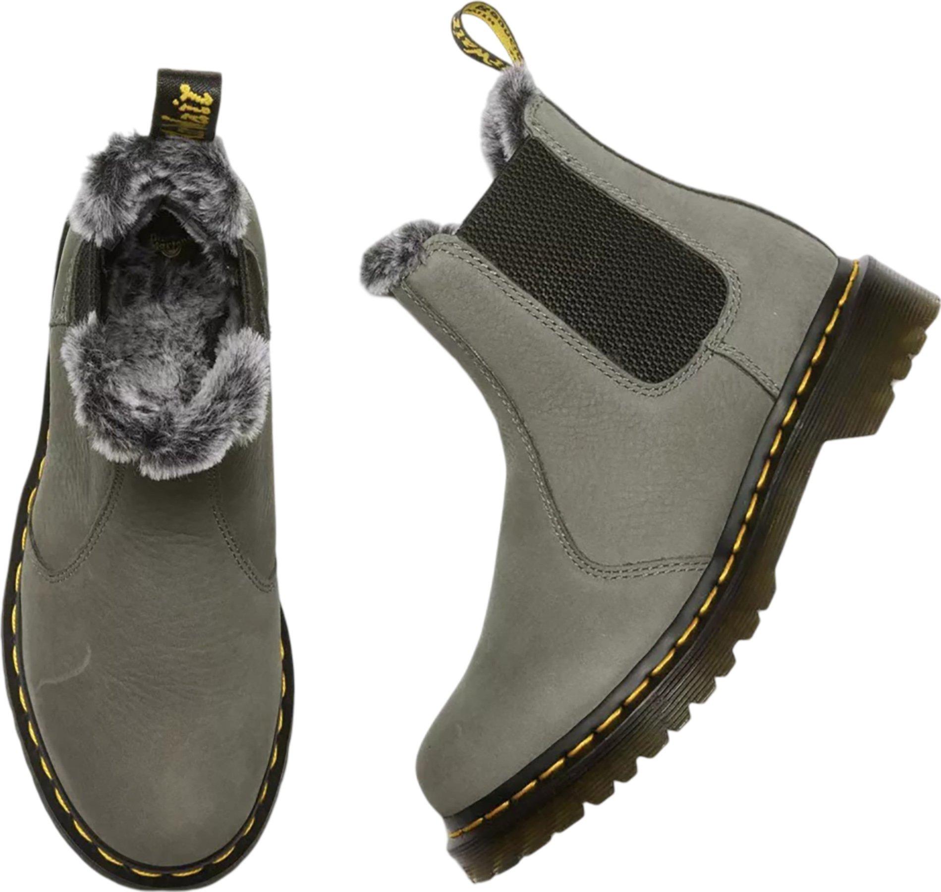 Numéro de l'image de la galerie de produits 6 pour le produit Bottes Chelsea en nubuck doublées de fausse fourrure 2976 Leonore - Femme