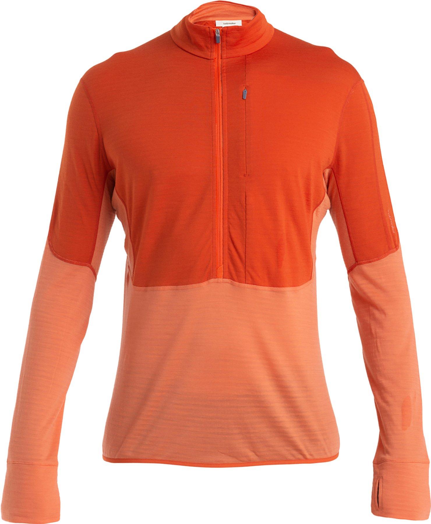 Product gallery image number 1 for product 200 RealFleece Descender Merino Blend Long Sleeve Half Zip Top - Men's