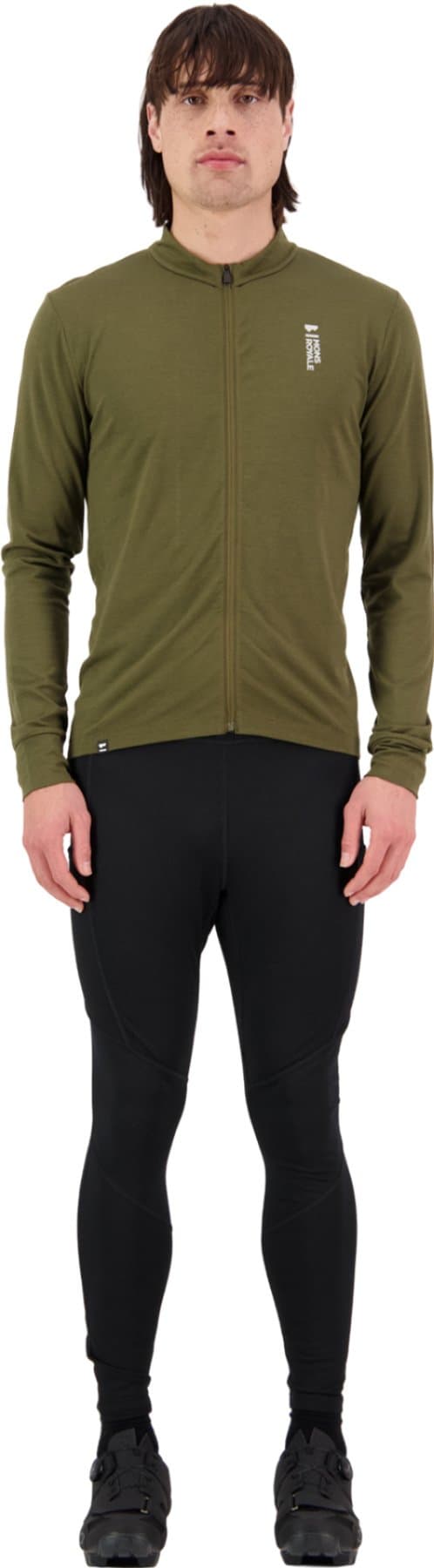 Numéro de l'image de la galerie de produits 3 pour le produit Maillot de cyclisme à manches longues et glissière pleine longueur Roam Cargo Merino Shift - Homme