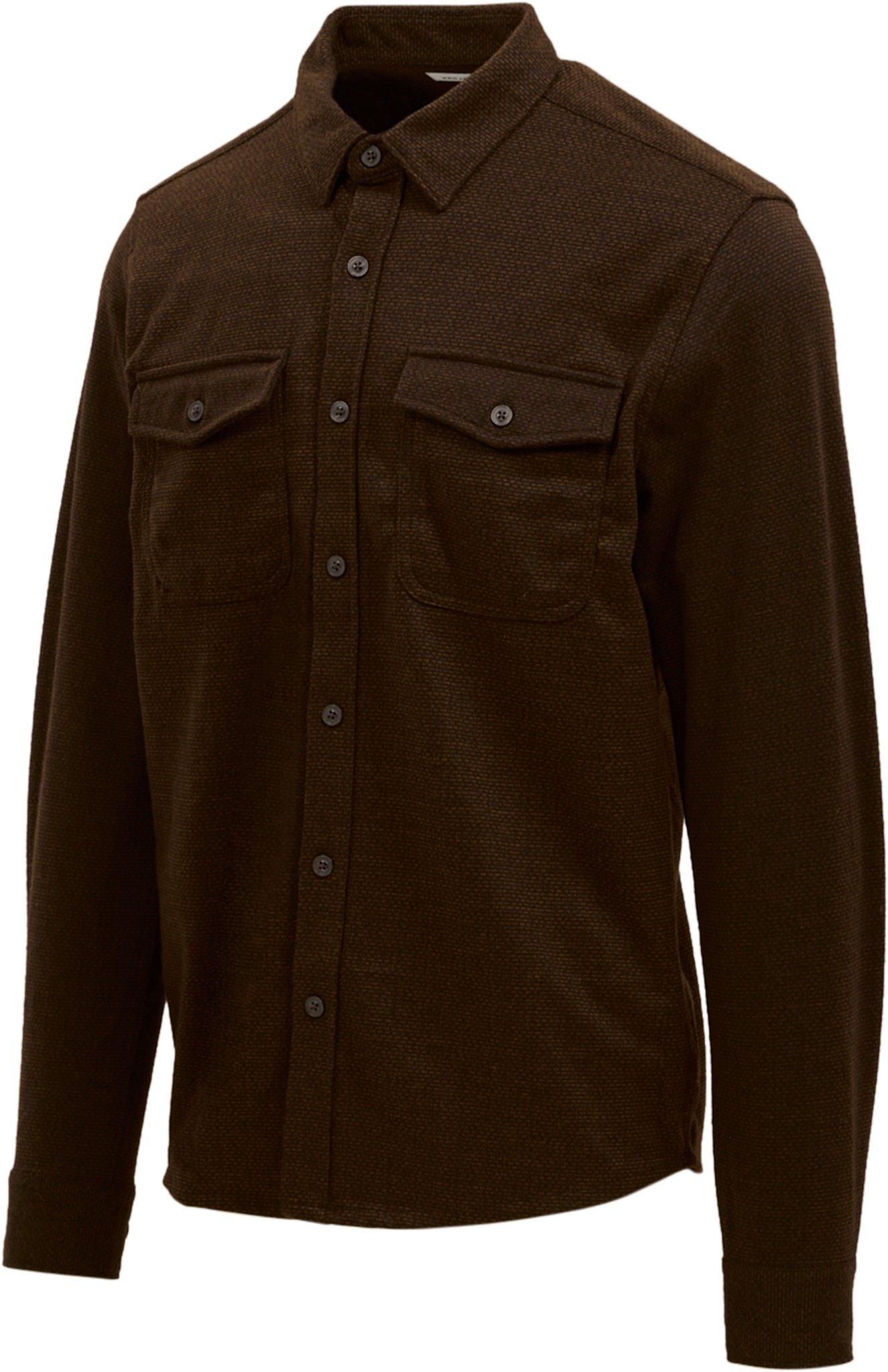 Product gallery image number 3 for product Long Sleeve Knit Flannel Shirt - Men’s