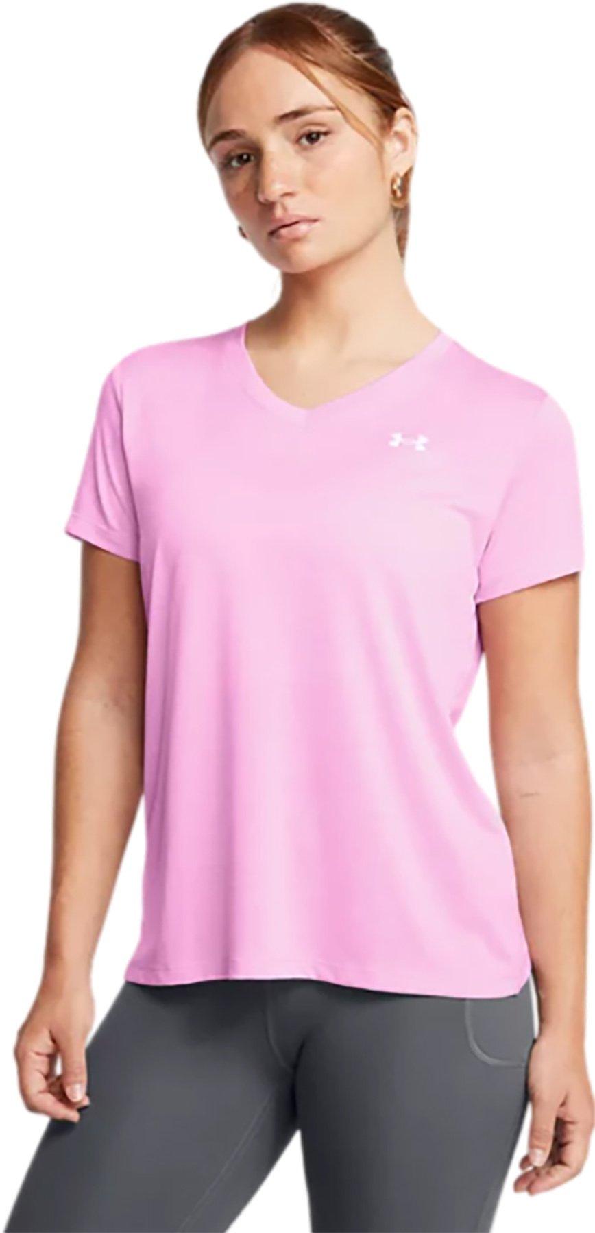 Product gallery image number 2 for product UA Tech Twist V-Neck Short Sleeve T-Shirt - Women's