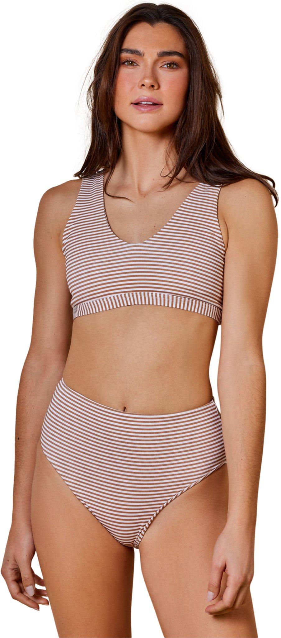 Soft Brown Stripe Rib