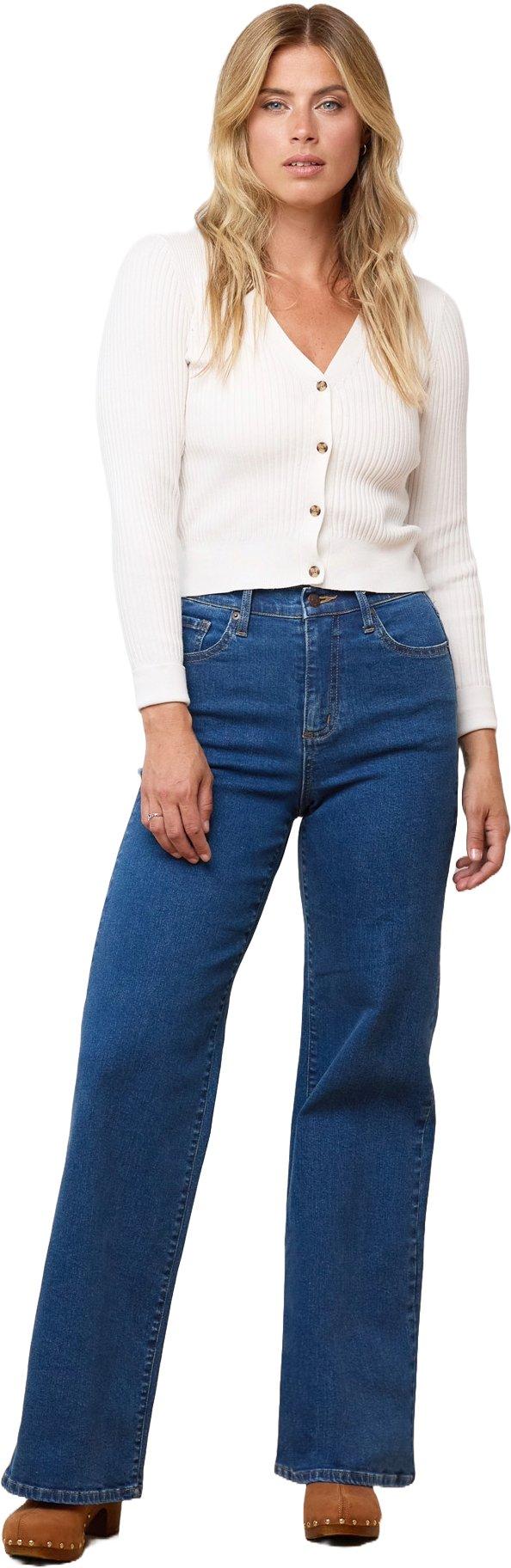 Numéro de l'image de la galerie de produits 1 pour le produit Jean à jambe large classique Lily 32 pouces - Femme