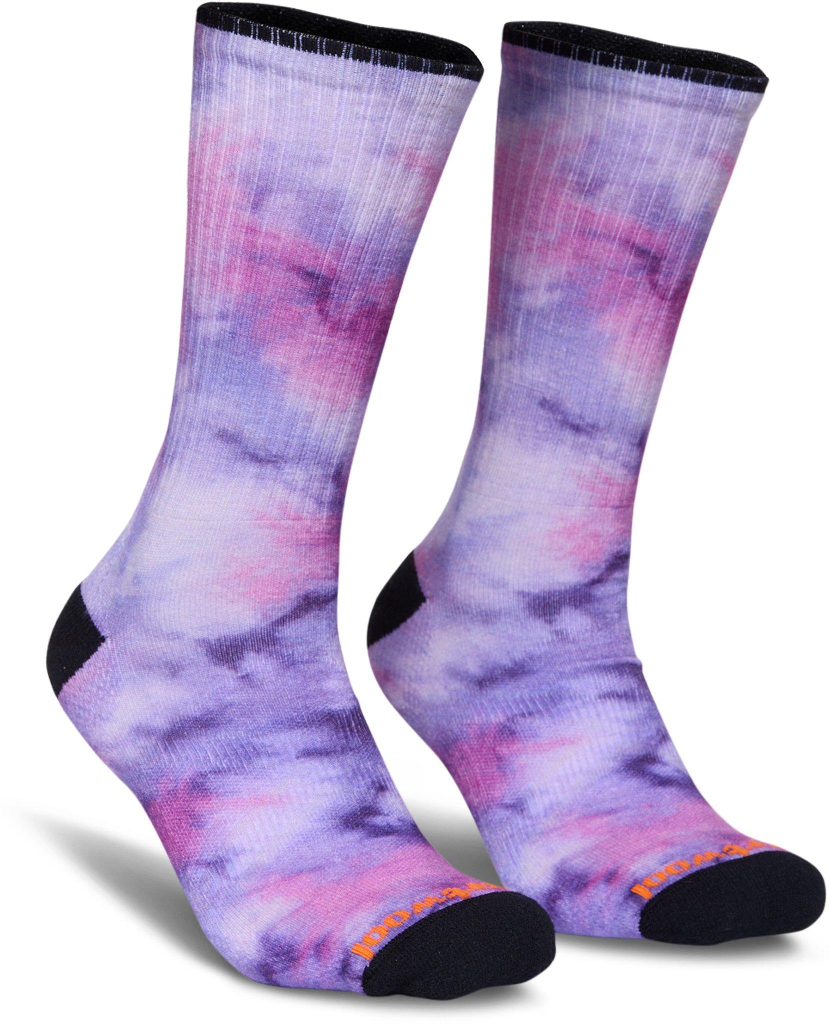 Product gallery image number 1 for product Athletic Far Out Tie Dye Print Crew Socks - Unisex