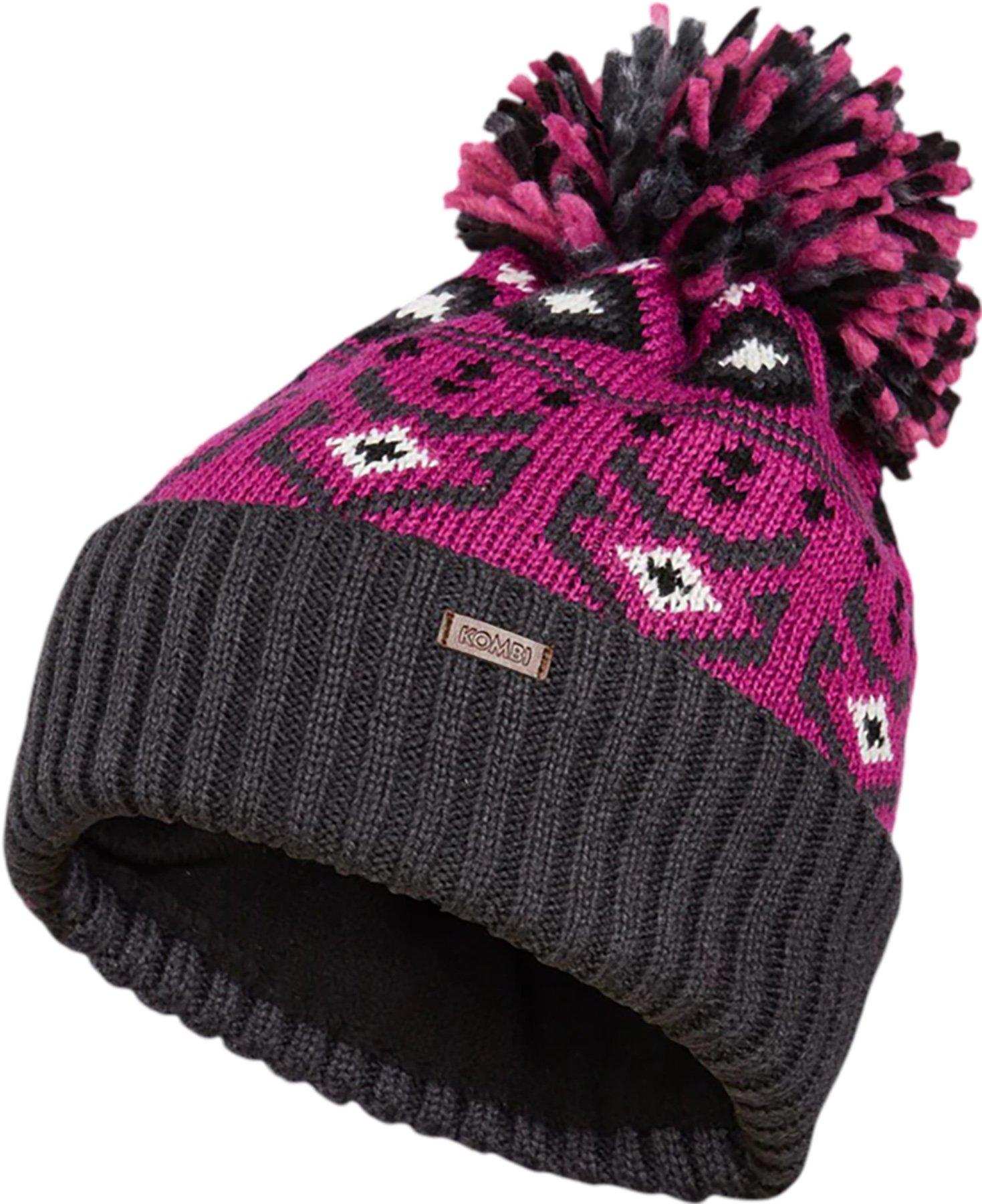 Image de produit pour Tuque à pompon en tricot jacquard Chill - Enfant