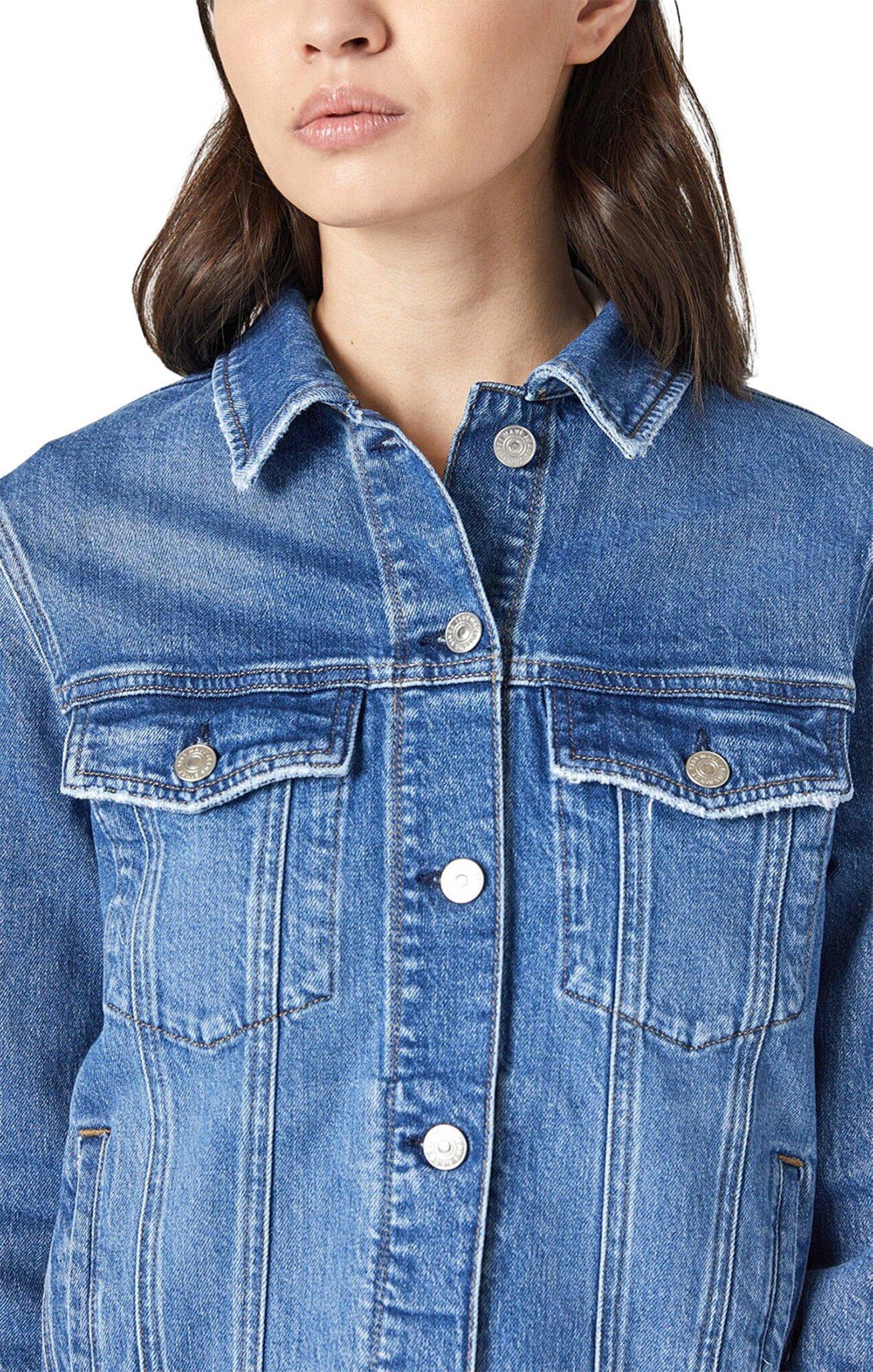 Numéro de l'image de la galerie de produits 6 pour le produit Manteau en jean Katy - Femme