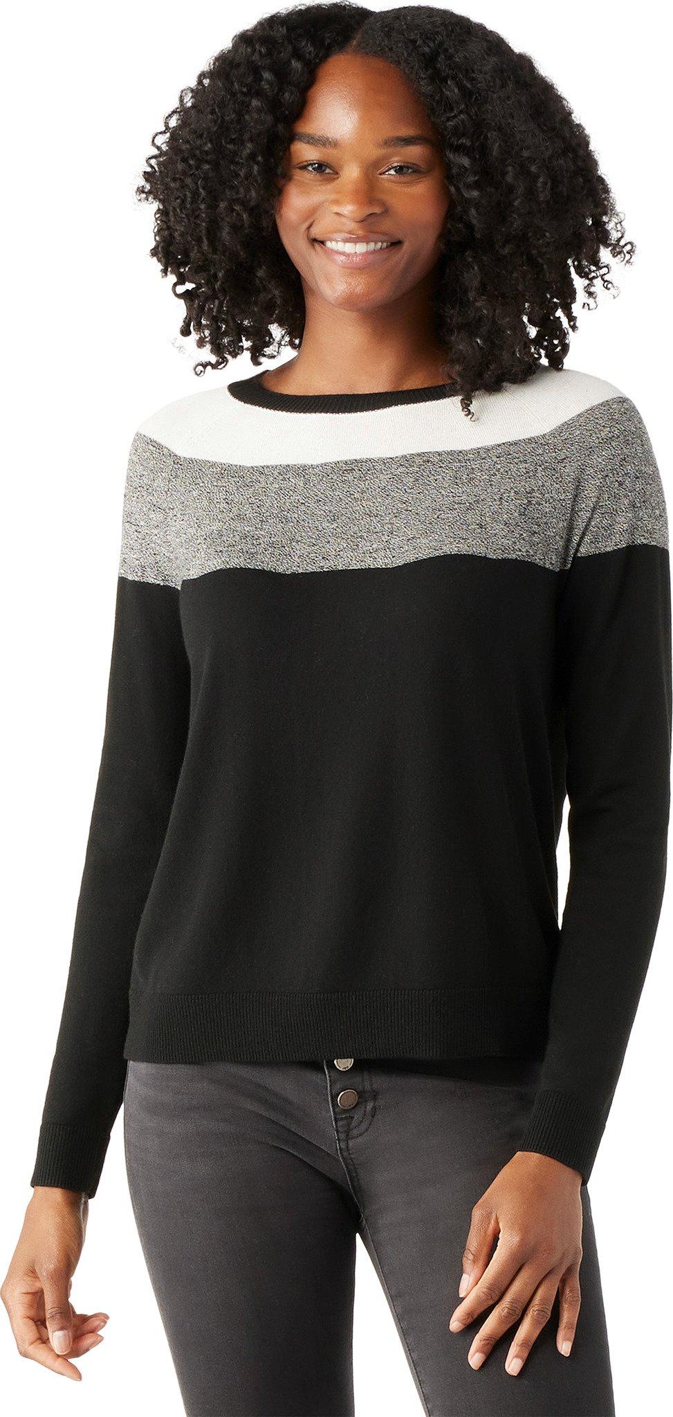 Product gallery image number 2 for product Edgewood Colorblock Crew Neck Sweater - Women's