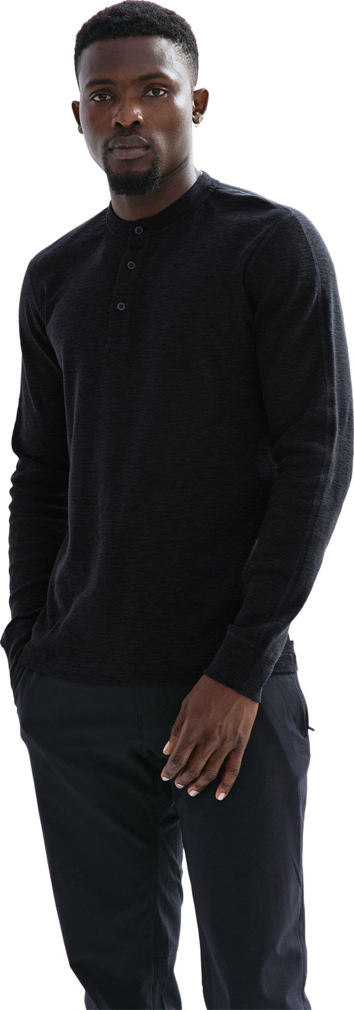 Product gallery image number 3 for product 1X1 Slub Knit Henley - Men's