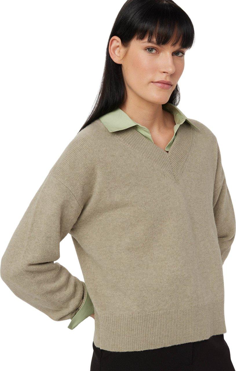 Product gallery image number 5 for product Yak Wool V-Neck Sweater - Women's