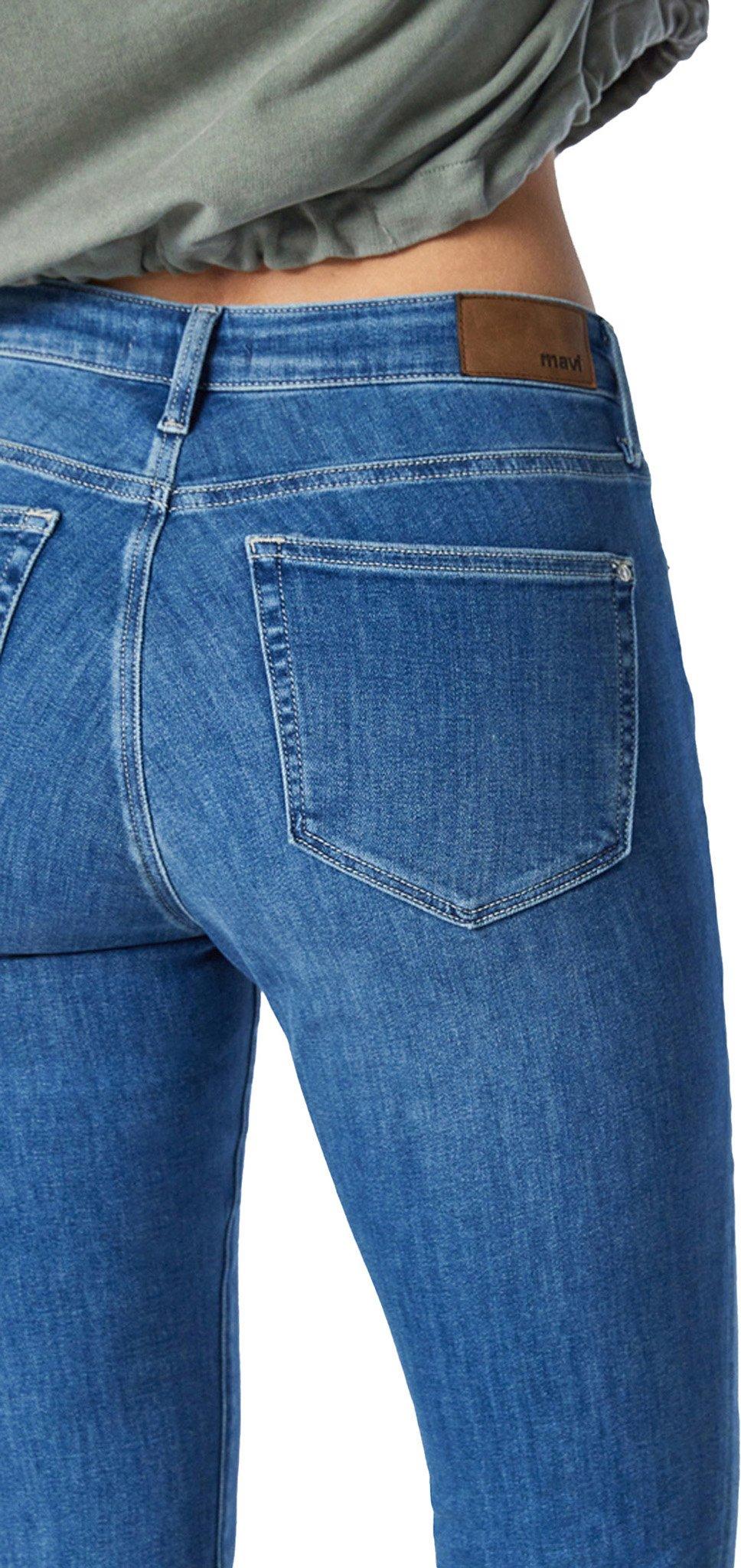 Product gallery image number 3 for product Kathleen Lt Brushed Feather Blue Denim Jean - Women's