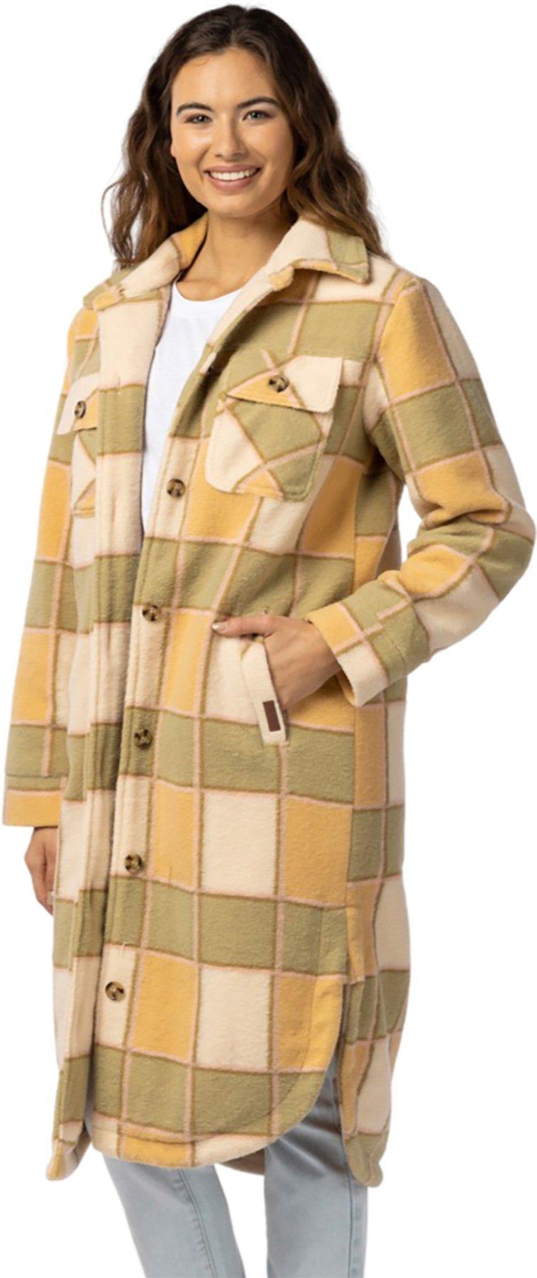 Product gallery image number 3 for product Long Line Check Jacket - Women's