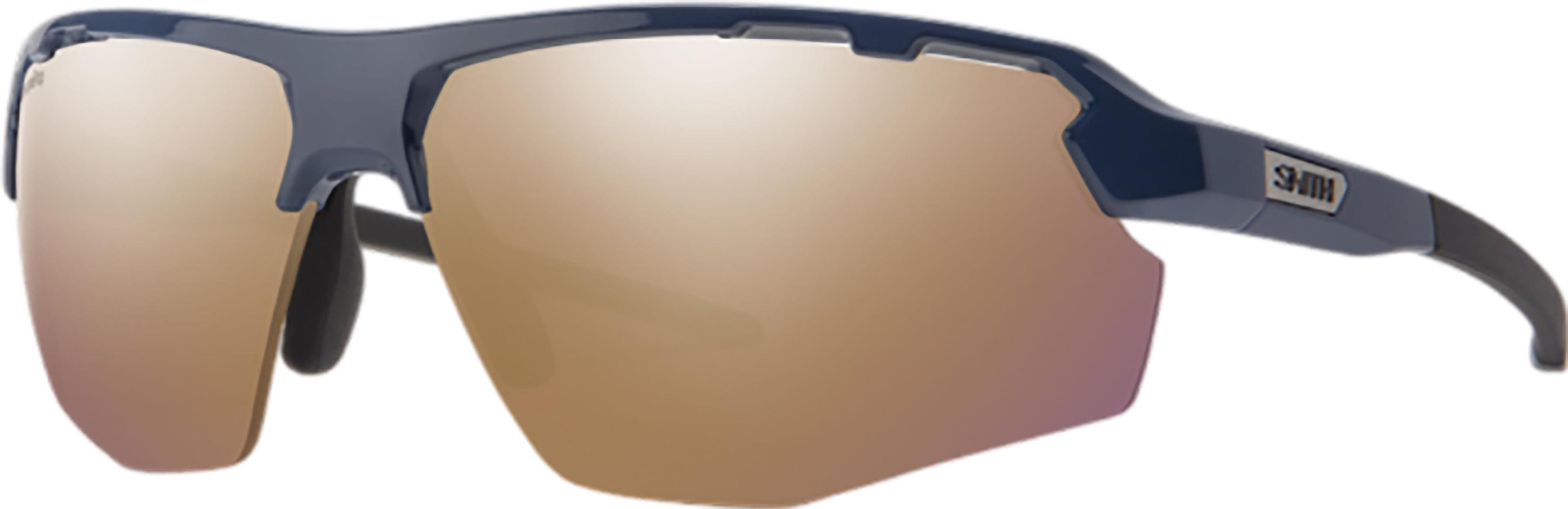 Product gallery image number 1 for product Resolve Sunglasses - French Navy - ChromaPop Rose Gold Mirror Lens - Unisex