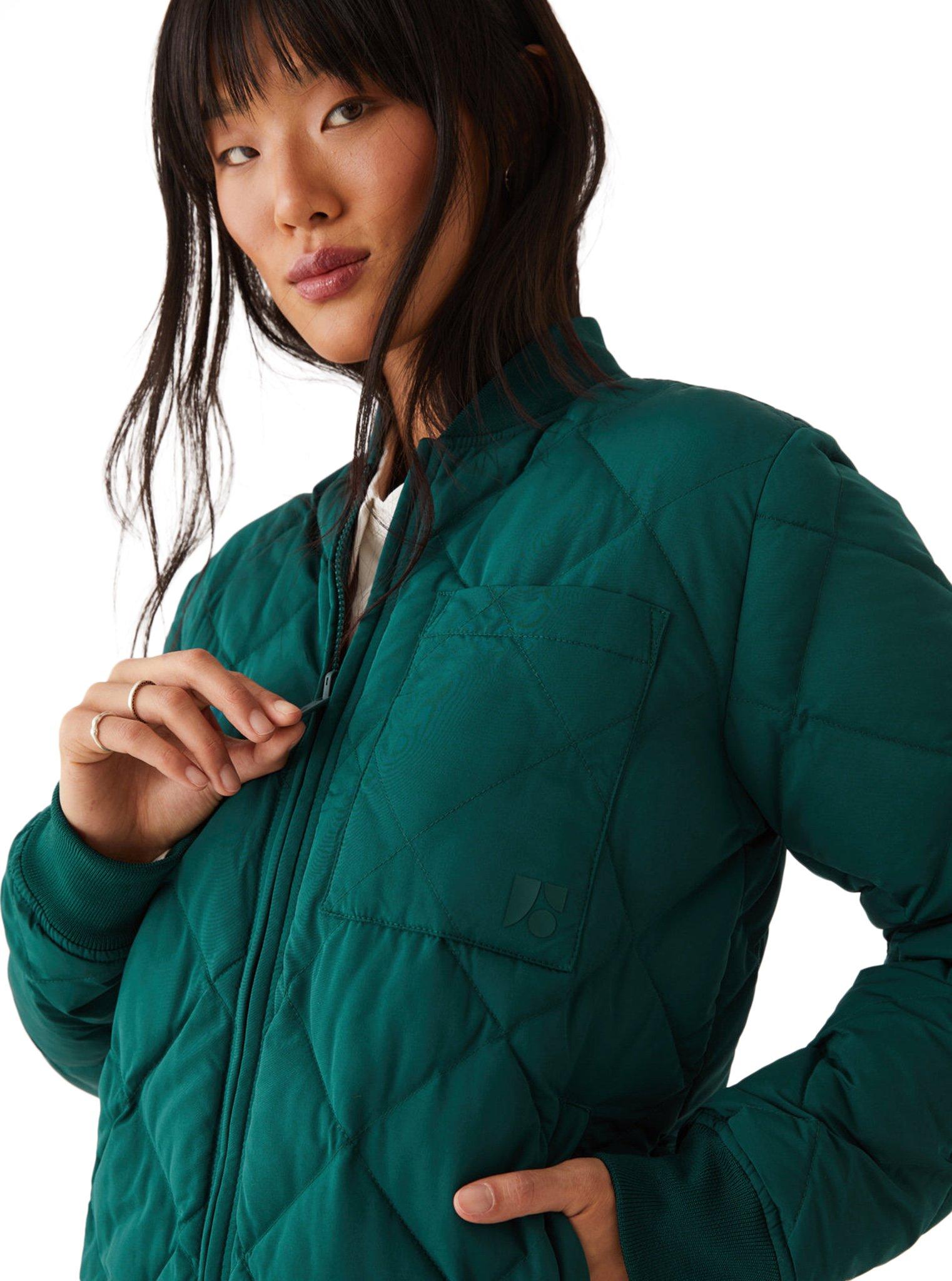 Product gallery image number 7 for product Skyline Reversible Maxi Bomber Jacket - Women's