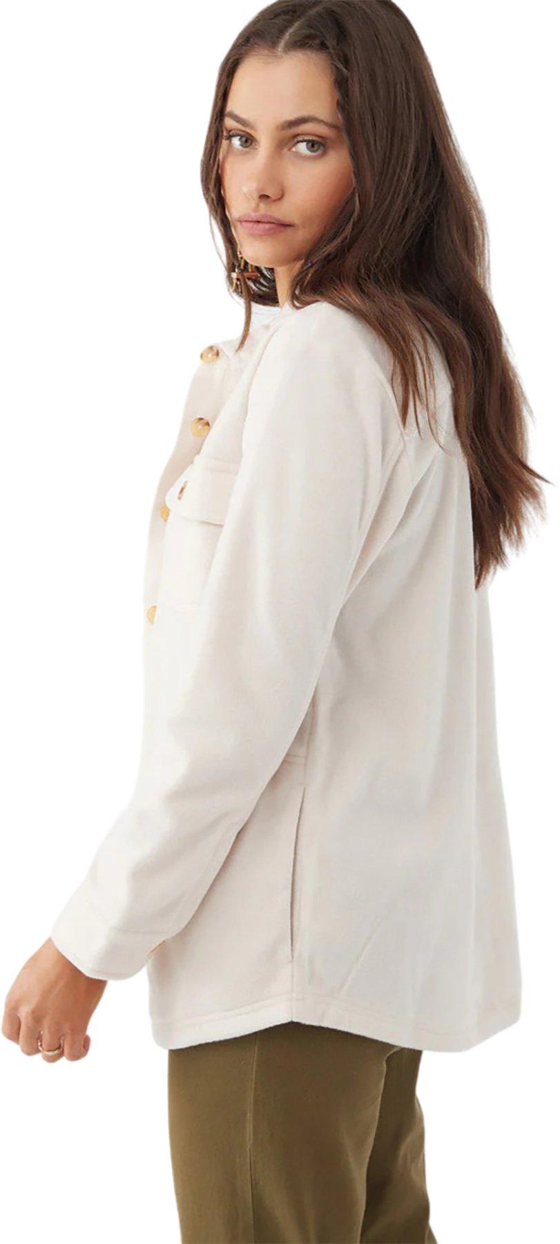 Product gallery image number 5 for product Collins Solid Superfleece Oversize Long Sleeve Shirt - Women's