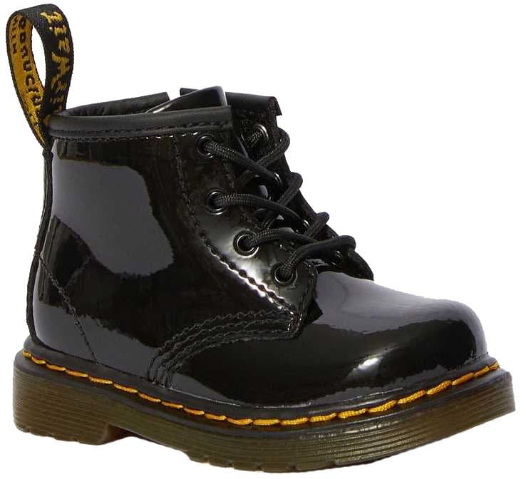 Product image for 1460 Patent Leather Lace Up Boots - Infant