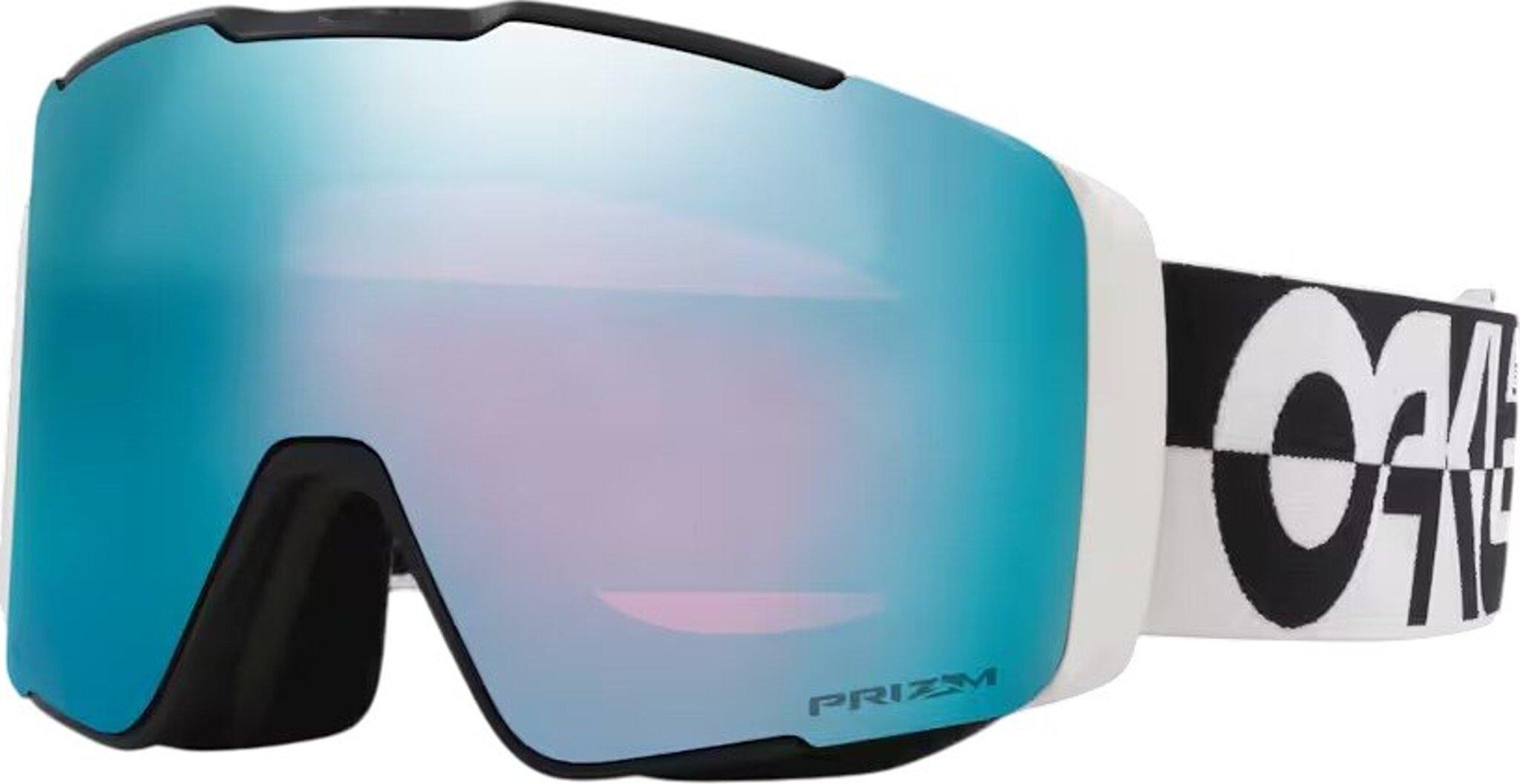 Product image for Line Miner Pro L Goggles - Black White Duality - Prizm Snow Sapphire Iridium Lens