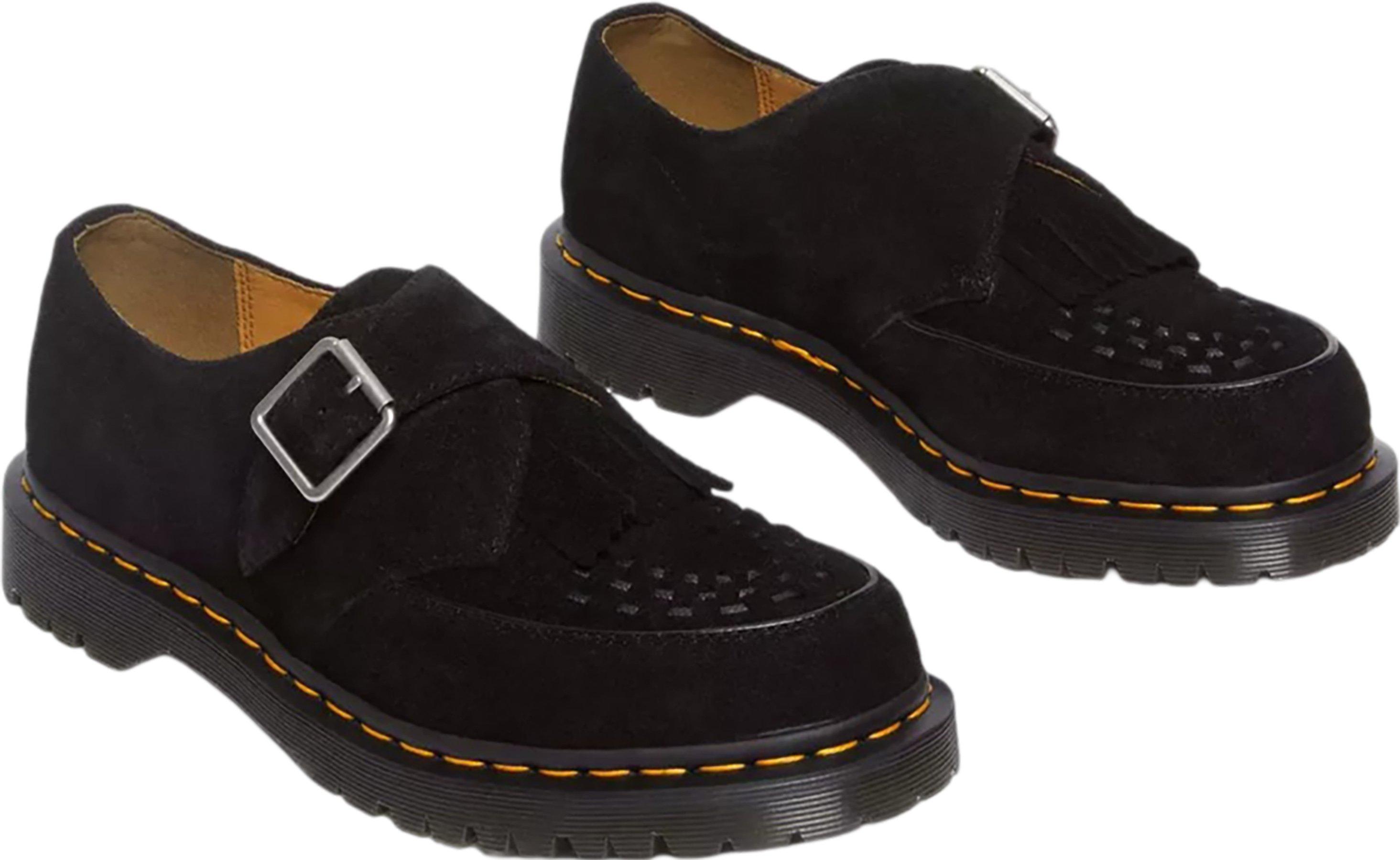 Numéro de l'image de la galerie de produits 4 pour le produit Souliers creepers en suède avec boucle et kiltie Ramsey - Unisexe