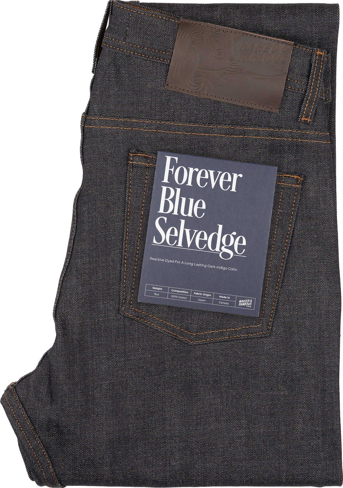 Product gallery image number 5 for product Weird Guy Forever Blue Selvedge Jeans - Men's