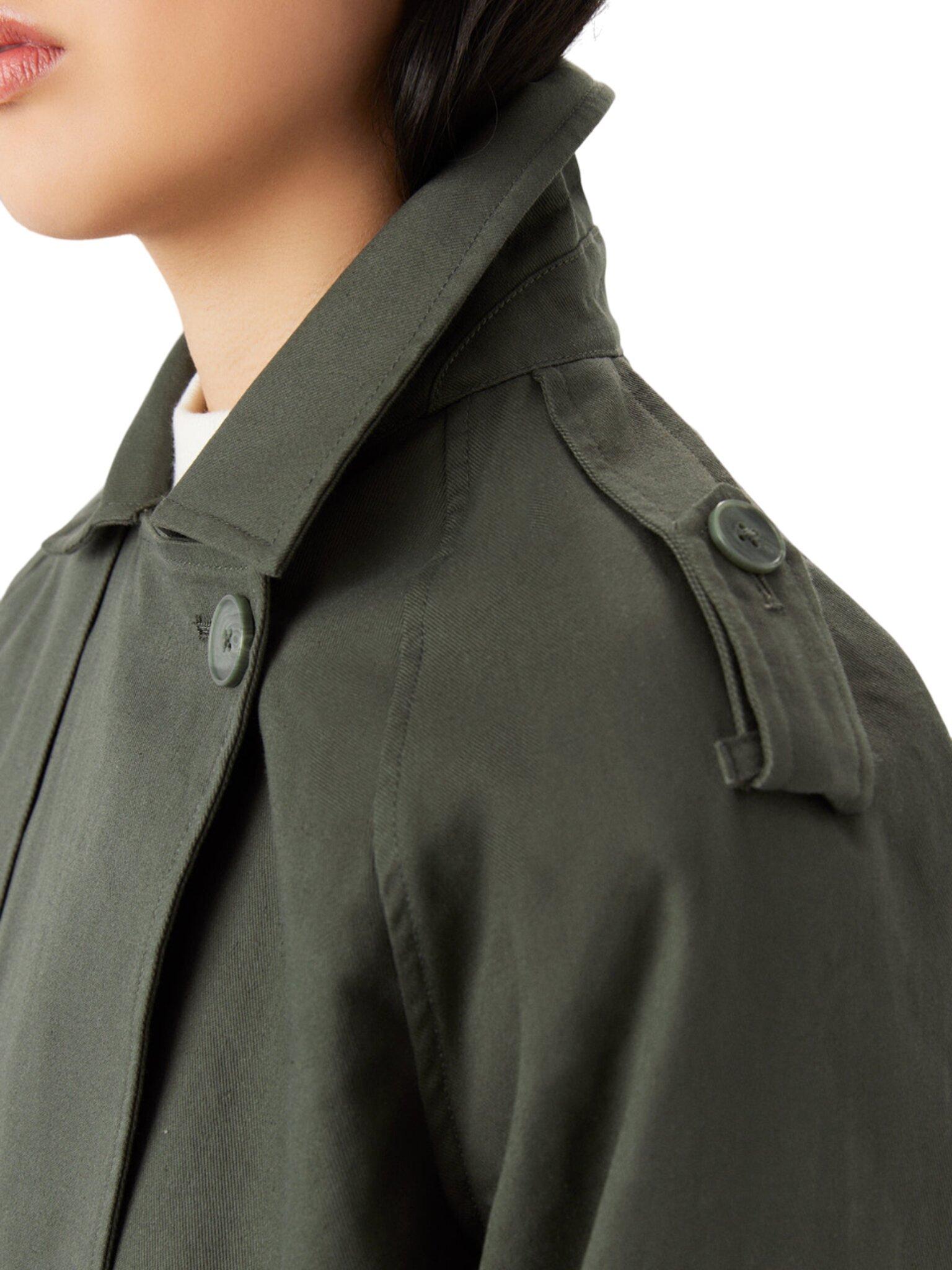 Product gallery image number 4 for product Cropped Kapok Trench Coat - Women's