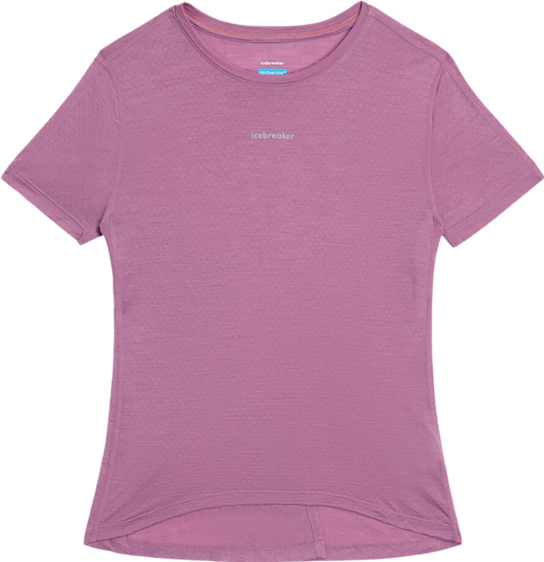 Numéro de l'image de la galerie de produits 1 pour le produit T-shirt à manches courtes fendu dans le dos en mélange de mérinos Cool-Lite Speed 125 - Femme