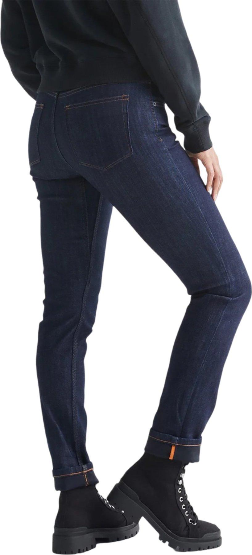 Product gallery image number 6 for product All-Weather Denim Slim Straight Jean - Women's