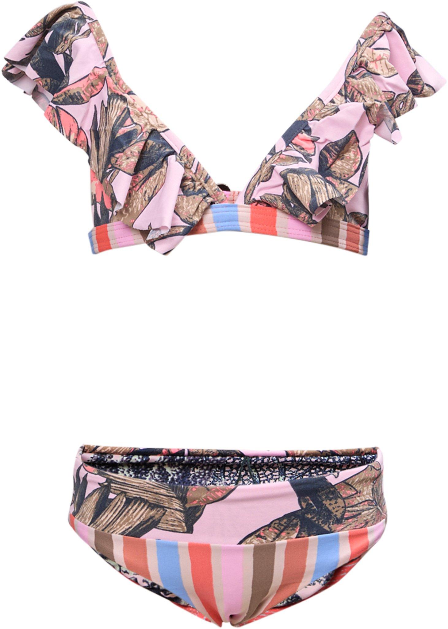 Image de produit pour Ensemble Bikini Laranja Frills - Fille