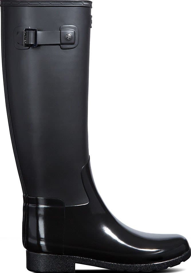 Product gallery image number 1 for product Refined Slim Fit Gloss Duo Rain Boots - Women's