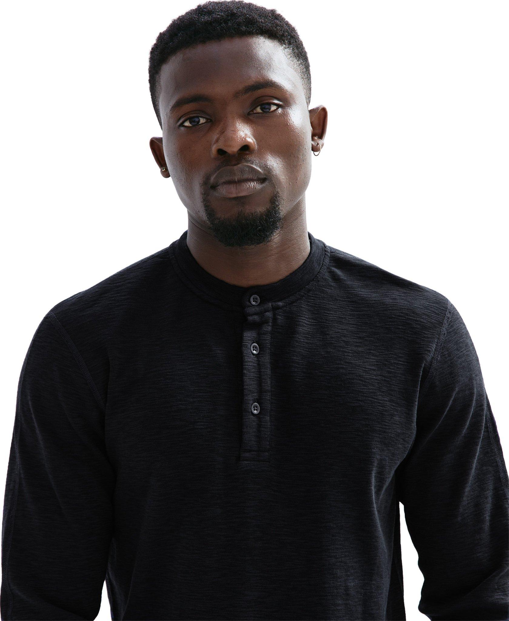 Product gallery image number 4 for product 1X1 Slub Knit Henley - Men's