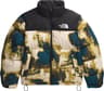 Couleur: Midnight Petrol TNF Bleach Dye Print - TNF Black