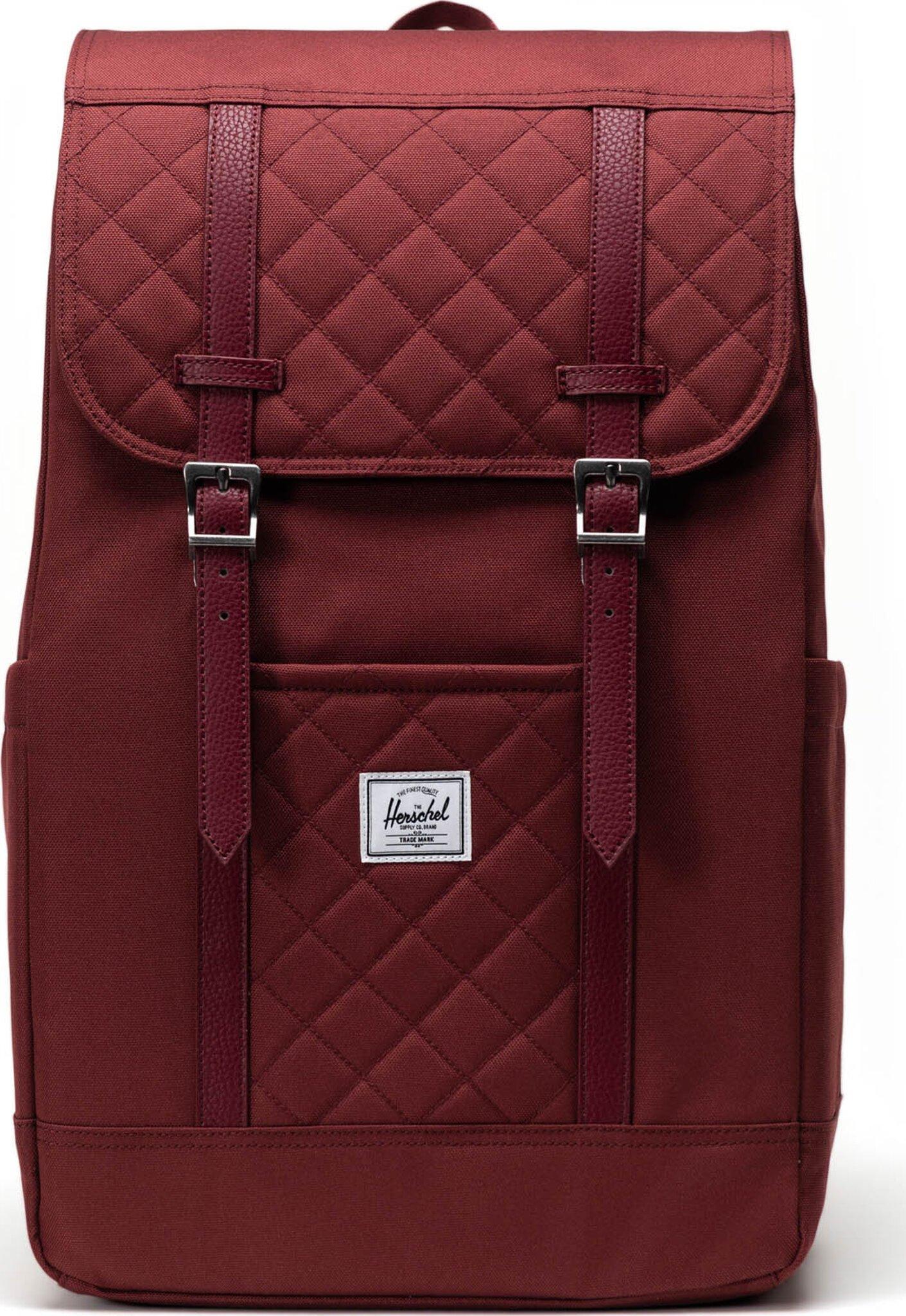 Oxblood Red Quilted