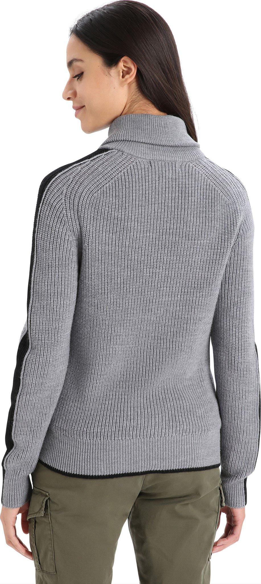 Product gallery image number 2 for product Lodge Merino Long Sleeve Half-Zip Sweater - Women's