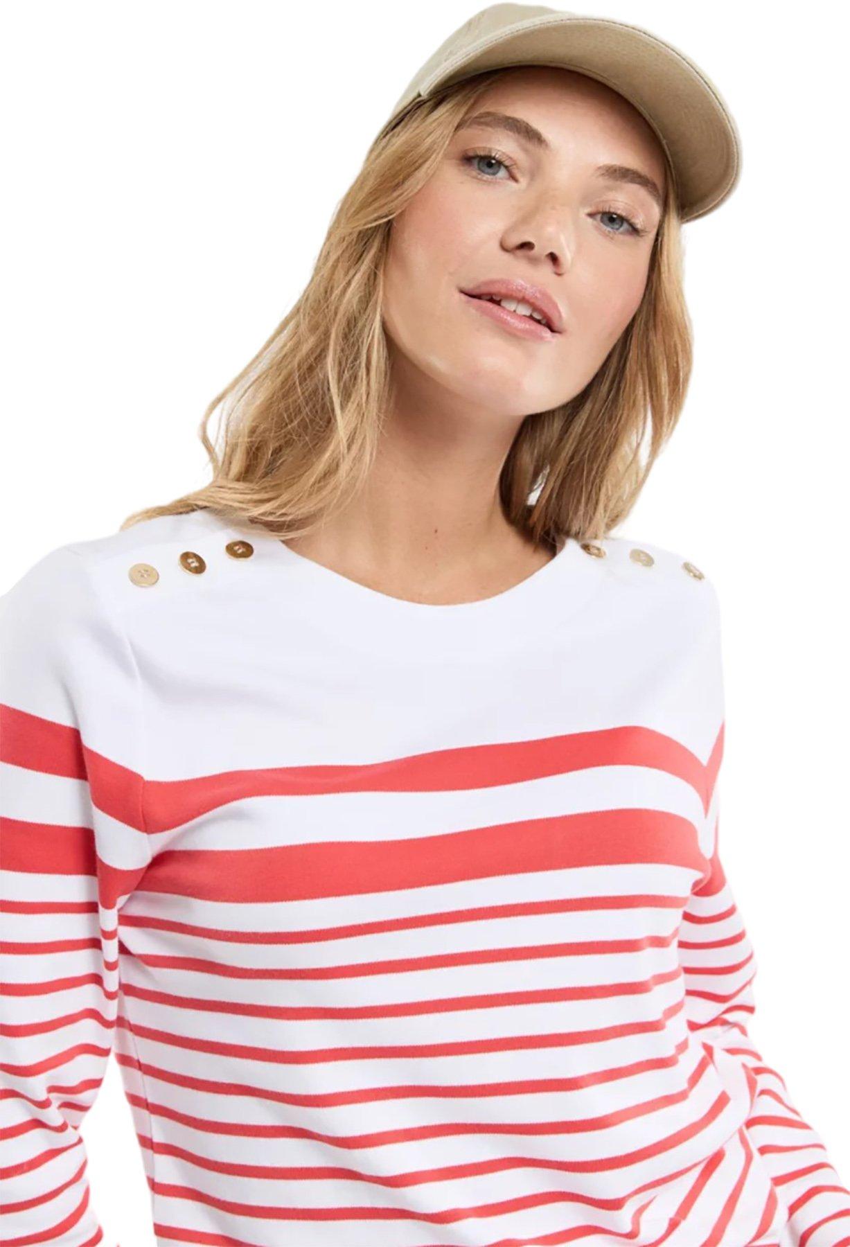 Product gallery image number 2 for product Breton Long Sleeve Striped T-Shirt - Women's