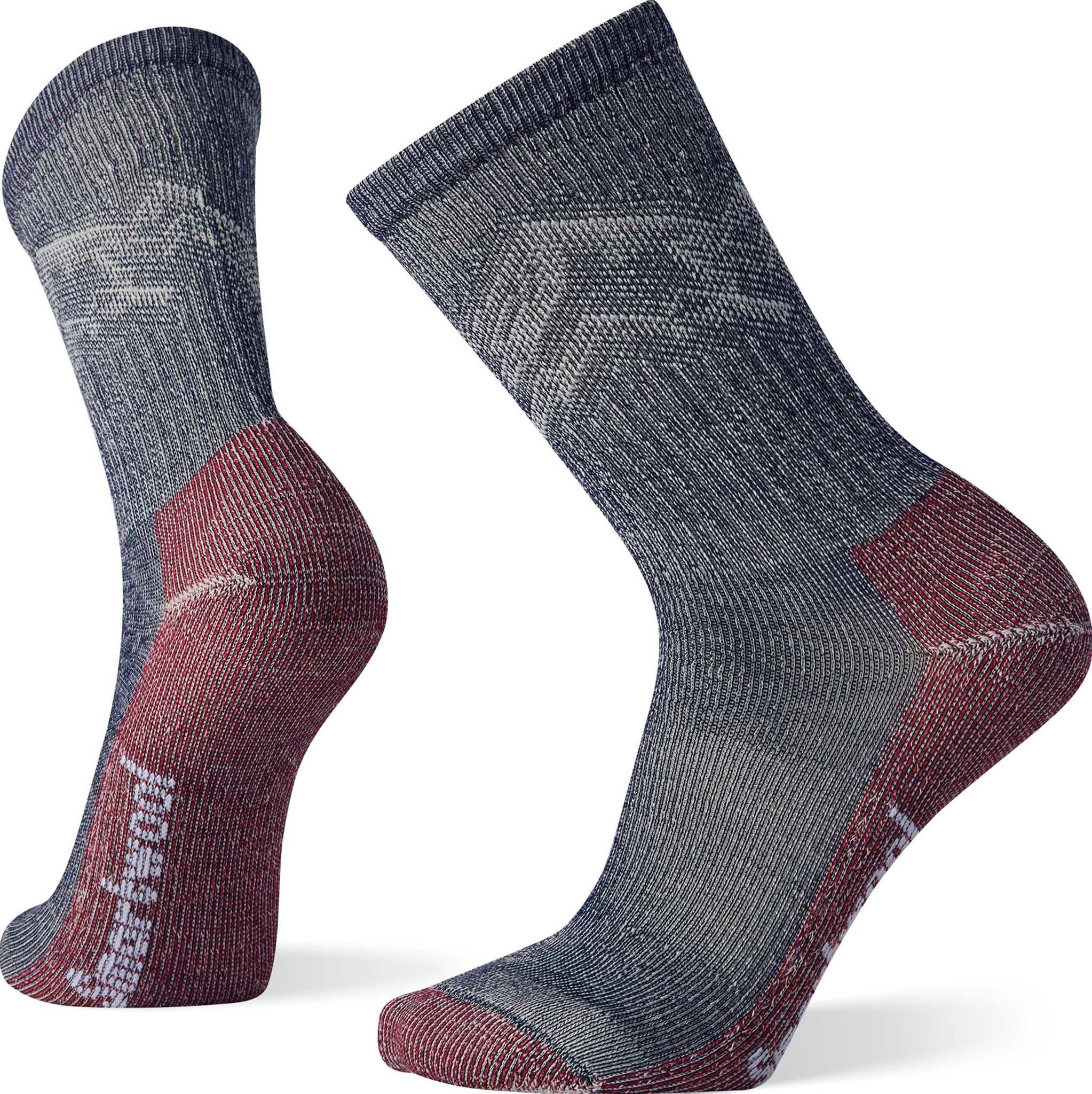 Product image for Hike Classic Edition Light Cushion Mountain Pattern Crew Socks - Men's