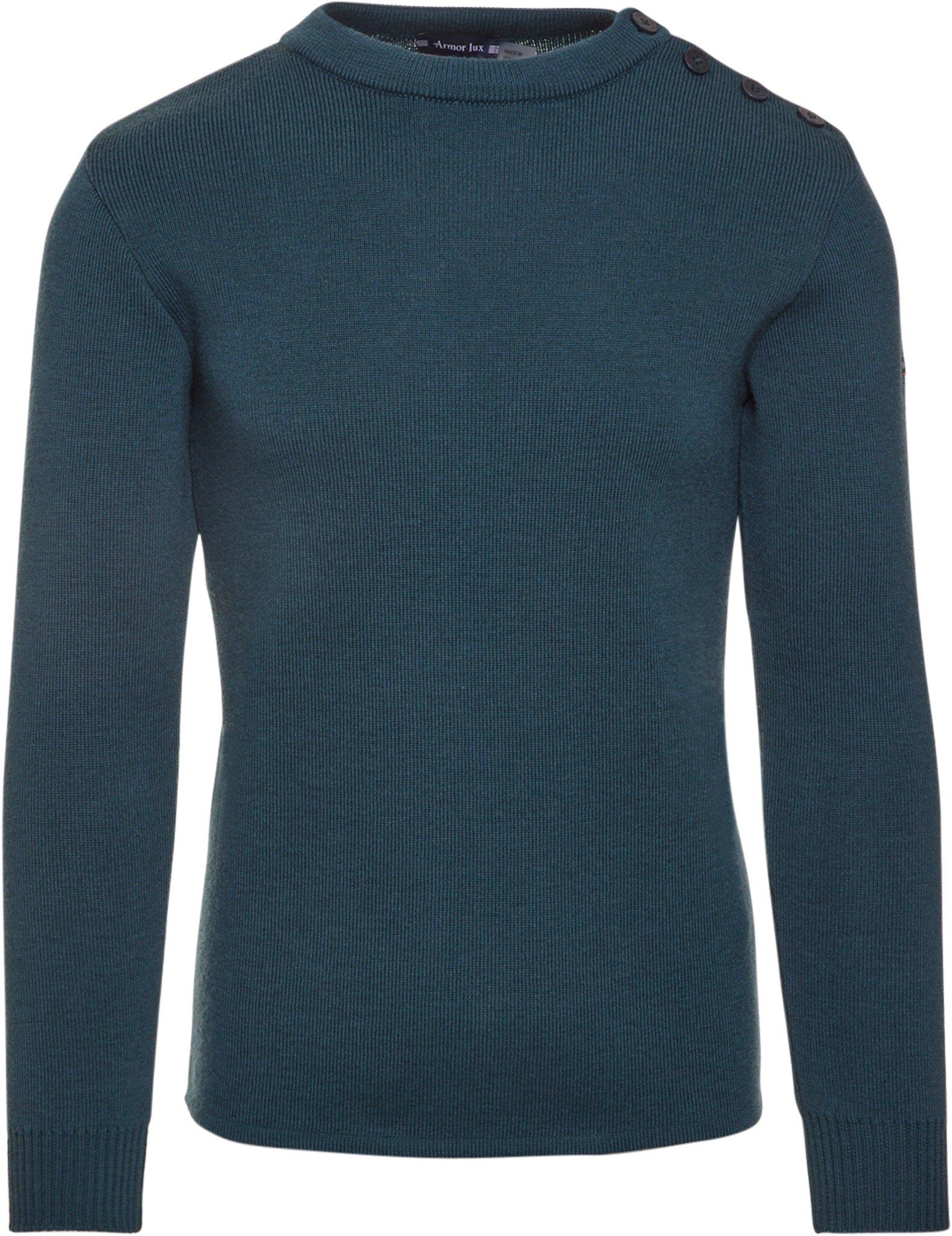 Product image for Fouesnant Plain Fisherman's Wool Jumper - Men's