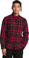 Colour: TNF Red Heritage Medium Two Color Plaid