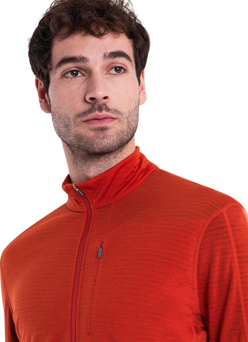 Product gallery image number 3 for product 200 RealFleece Descender Merino Blend Long Sleeve Half Zip Top - Men's