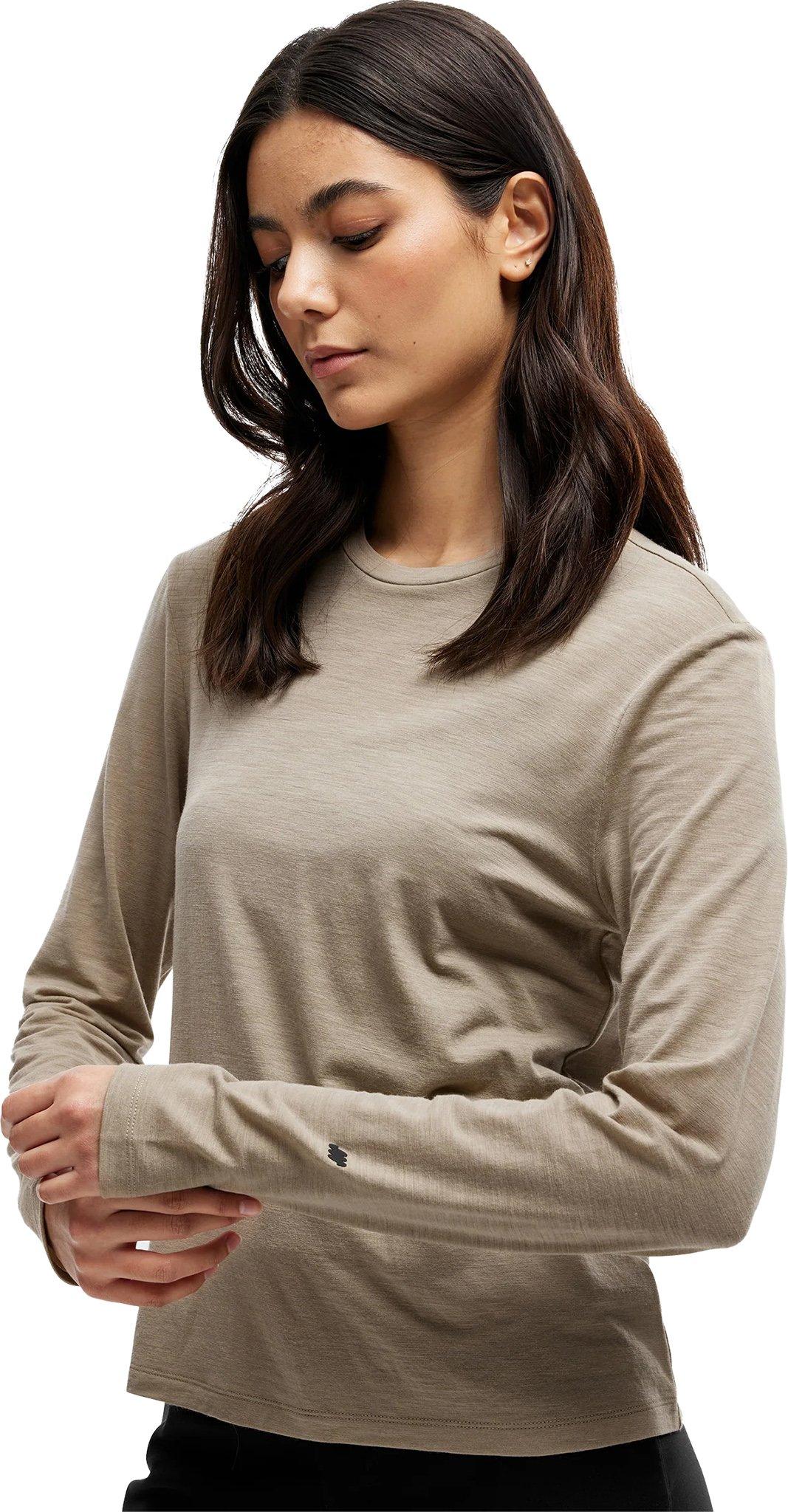 Product gallery image number 3 for product Free Range Merino Long Sleeve Tee - Women's