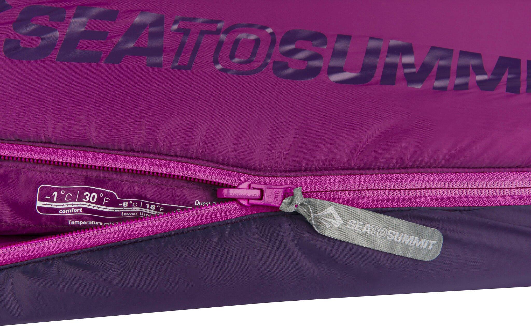 Product gallery image number 8 for product Quest QuII Regular Synthetic Sleeping Bag 30°F/-1°C - Women's