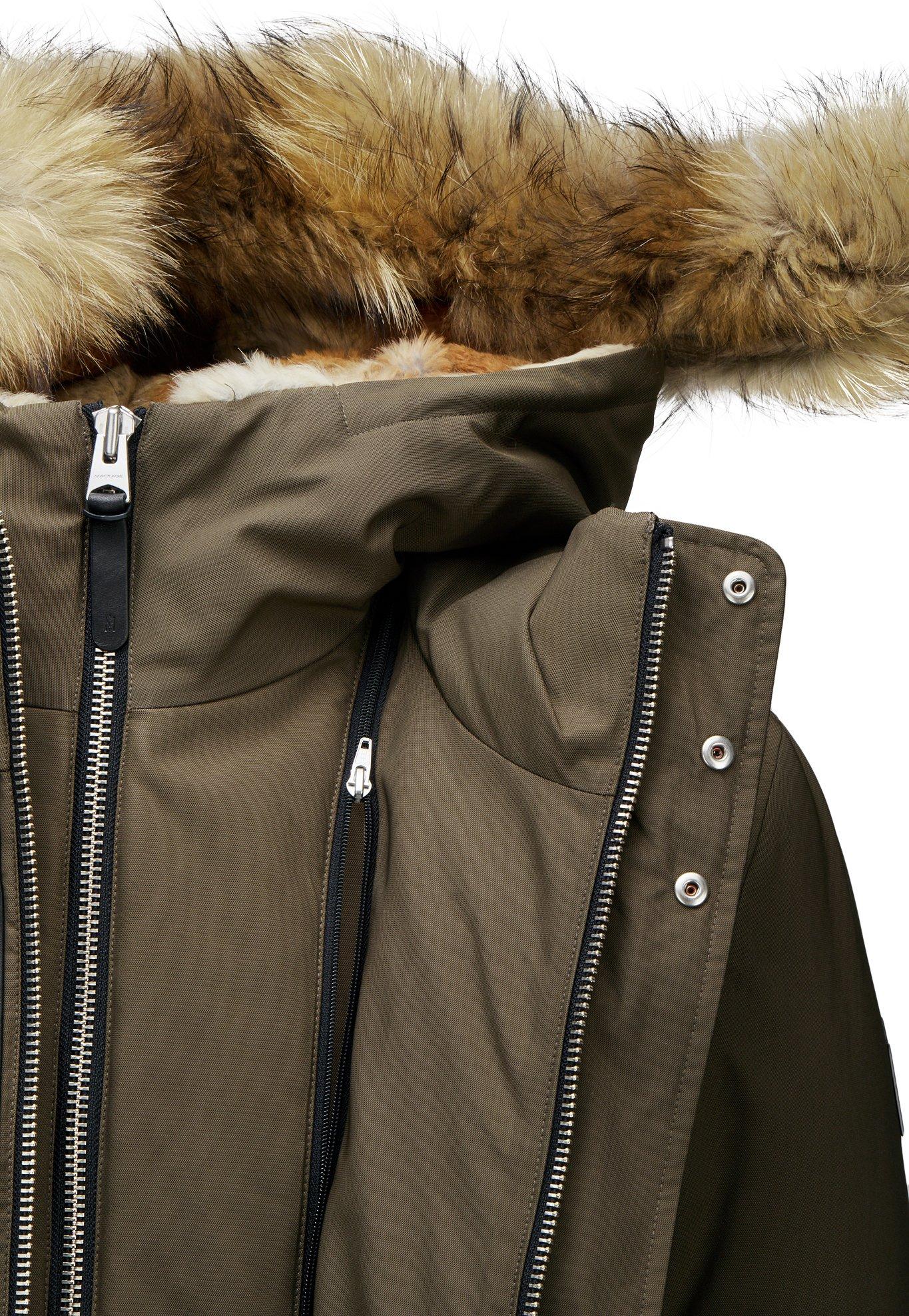 Product gallery image number 5 for product Dixon 2-in-1 Down Bomber with Hooded Bib and Natural Fur - Men's