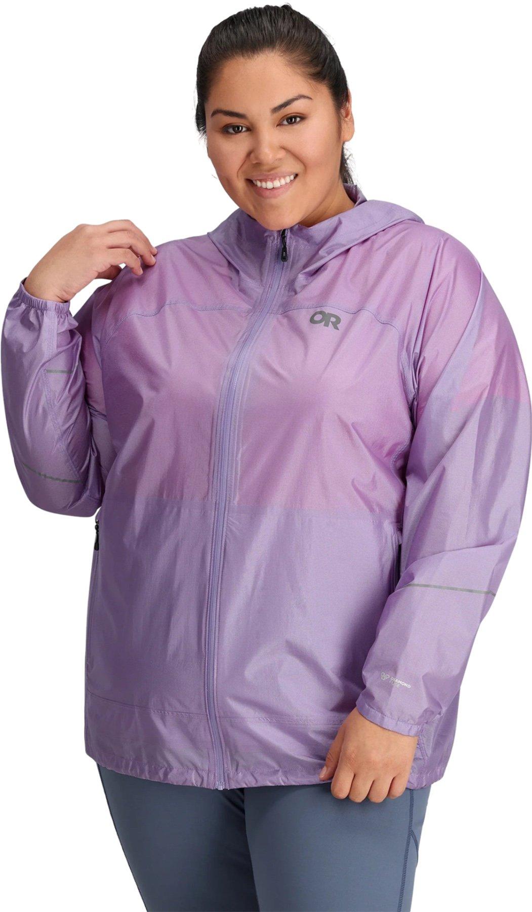 Product gallery image number 3 for product Helium Plus Size Rain Jacket - Women's