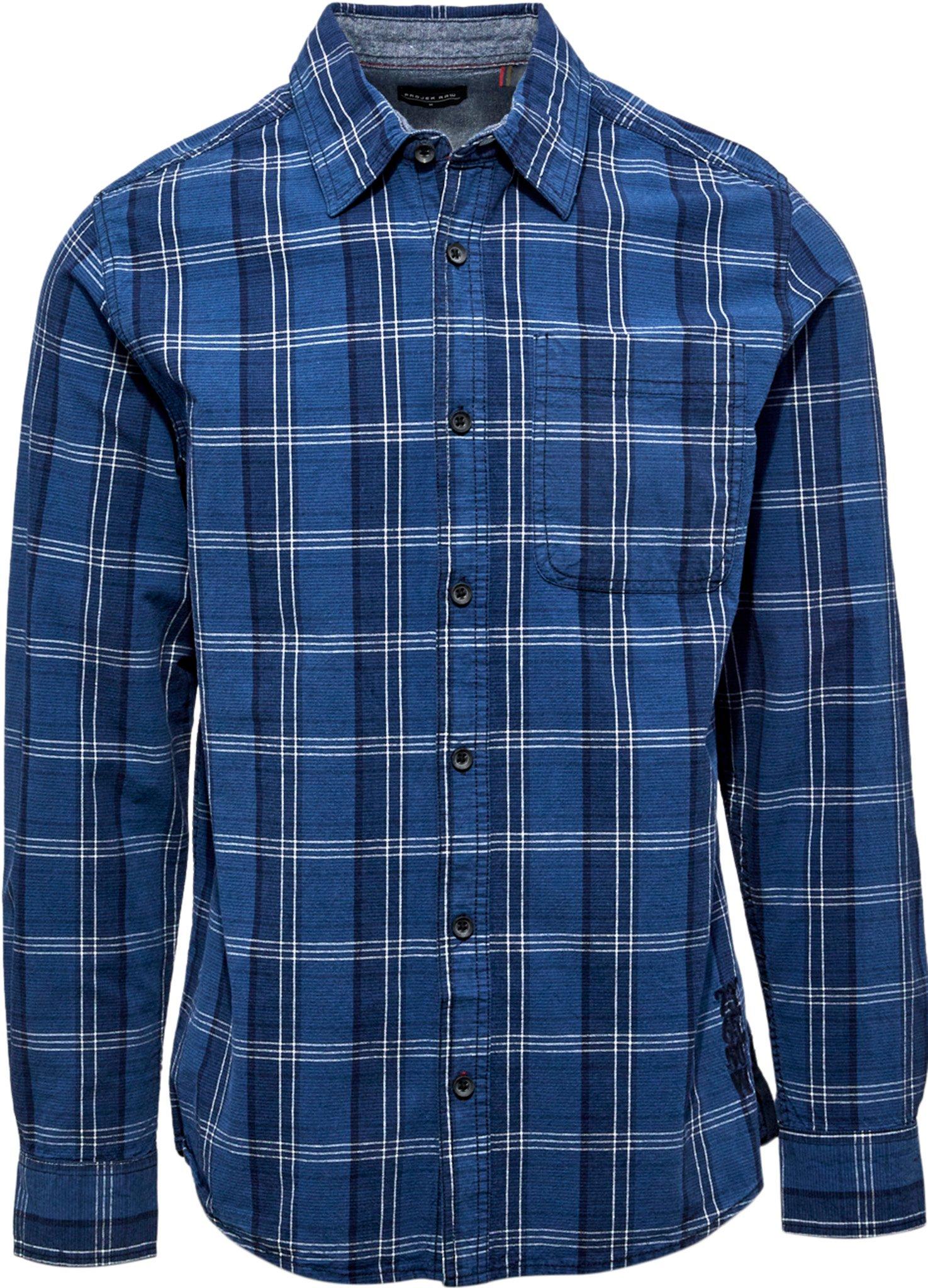 Product gallery image number 1 for product Plaid Button-Front Shirt - Men's