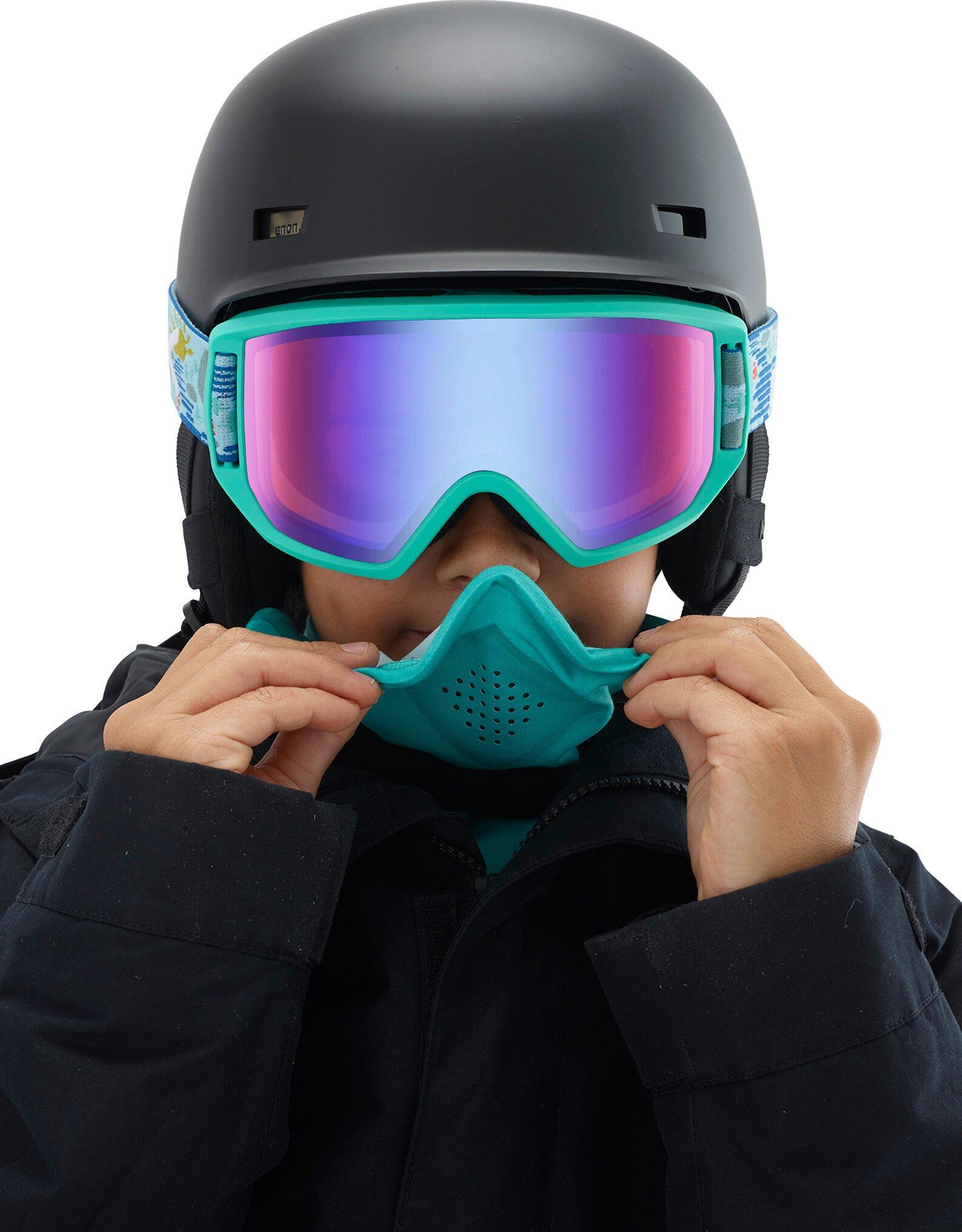 Product gallery image number 5 for product Anon Relapse JR Goggle with MFI Face Mask - Kids