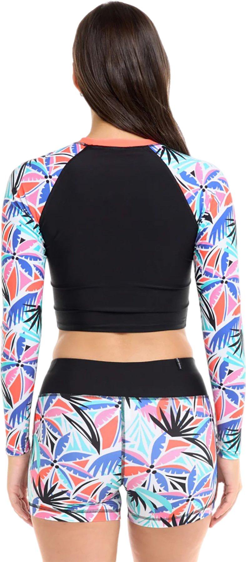 Product gallery image number 4 for product Miami Let It Be Crop Rashguard - Women's