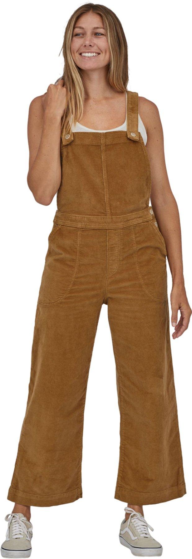 Product gallery image number 3 for product Stand Up Cropped Corduroy Overalls - Women's